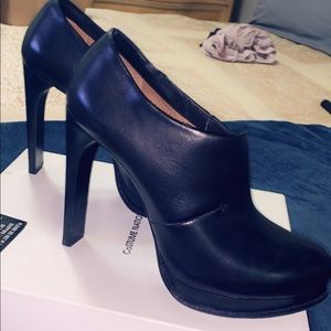 Costume National black ankle boots